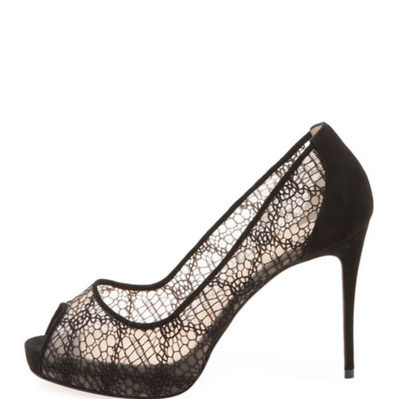 Christian Louboutin Very Lace Pumps, 35 - Picture 2 of 9